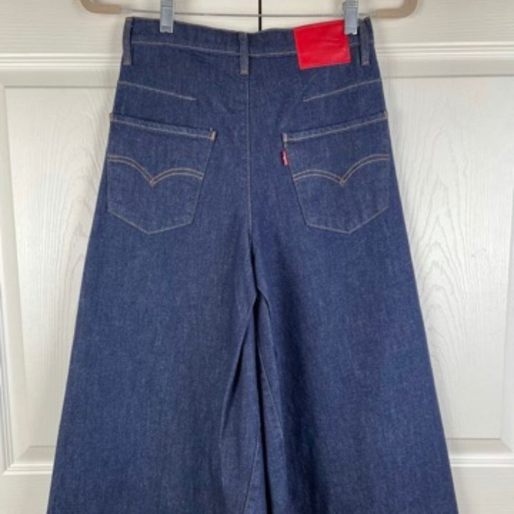Levi's Loose Engineered Cropped Wide Leg Jeans 24 - Picture 10 of 11